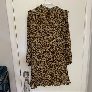 Leopard print dress